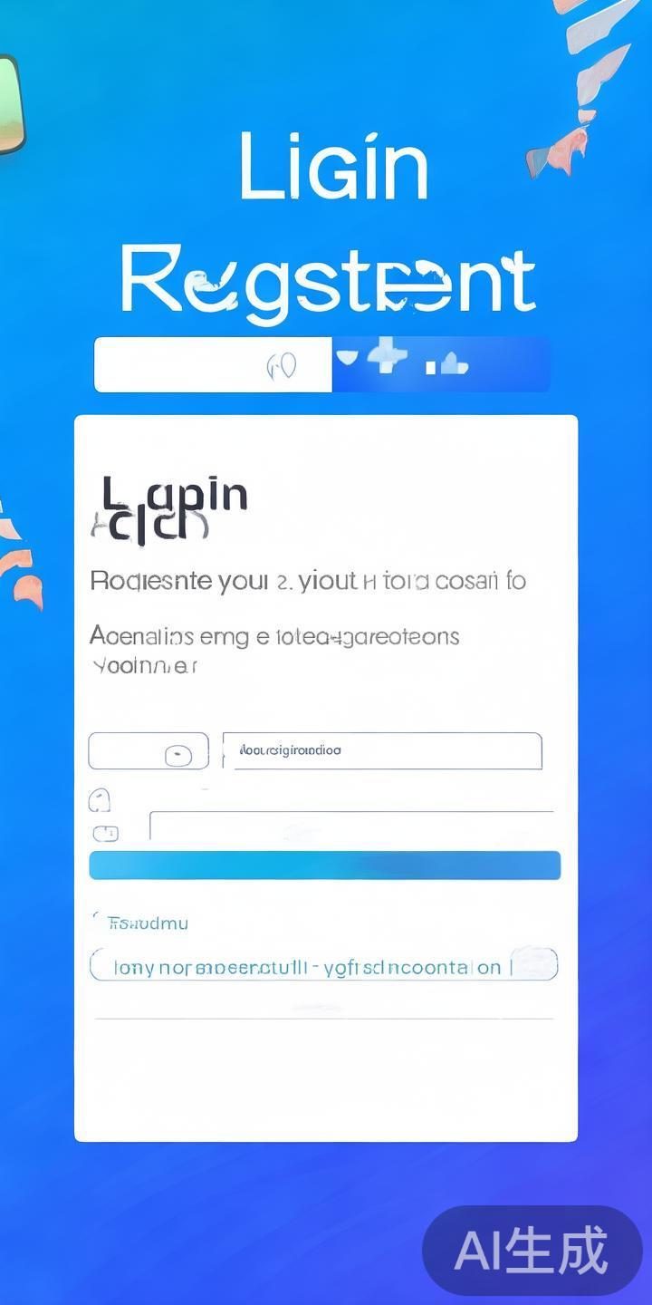 3.&nbsp;登录账户或注册新账号
首次使用时，需完成注