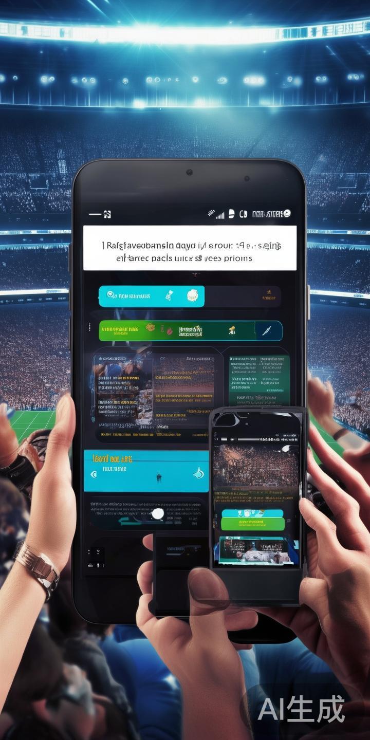 除了观看比赛，用户还能通过客户端参与到体育互动中。