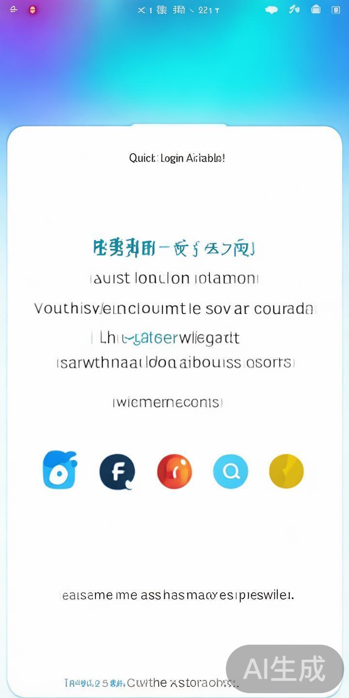 利用第三方账号快捷登录：若您拥有微信、QQ等第三方